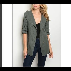 Olive stylish jacket